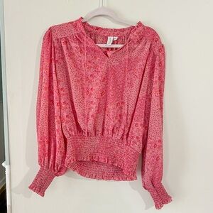 Floral Pink Women's Top